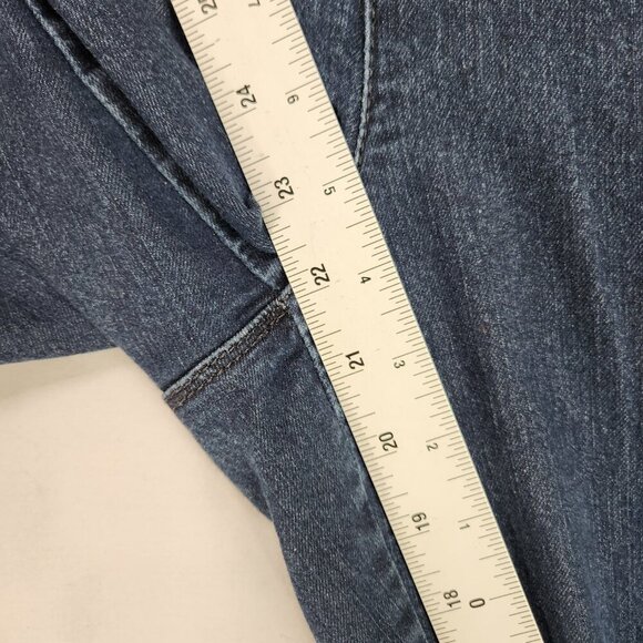 Dana Buchman Denim Jeans Women's 12 Capri Dark Wash Stretch High Rise Comfort - Picture 5 of 8